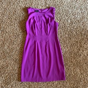 Purple sleeveless dress